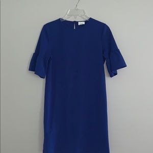 Dress with bell sleeves